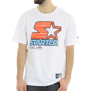 T-SHIRT LOGO STARTER BIANCO